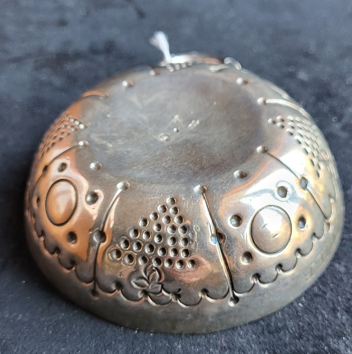 Large Silver Tastevin, Clermont-ferrand 18th Century-photo-3