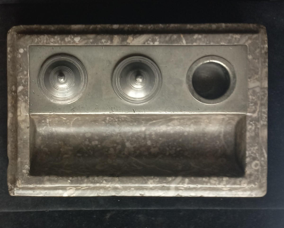 Encrier Louis XIV en Marbre