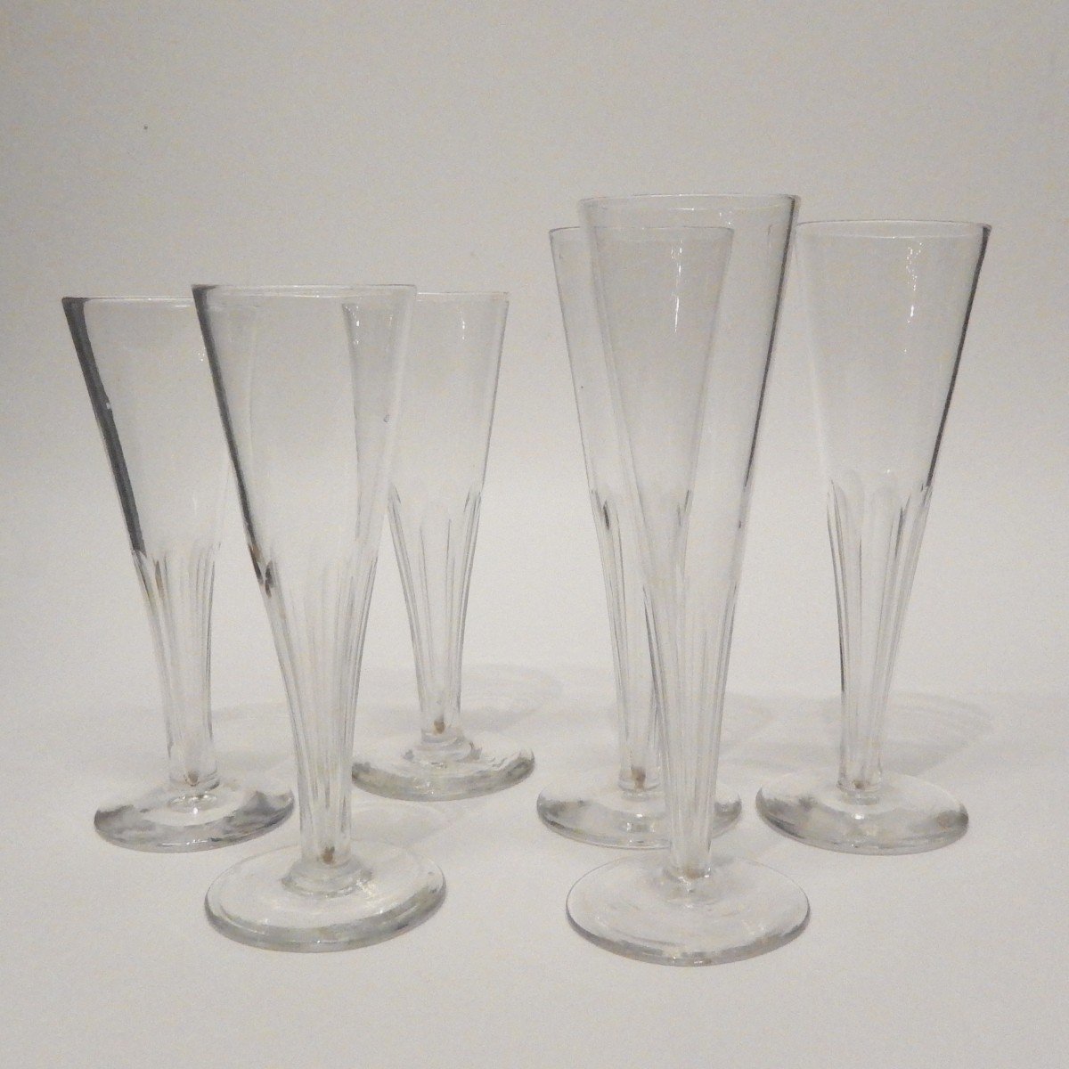 6 Champagne Glass Flutes, 