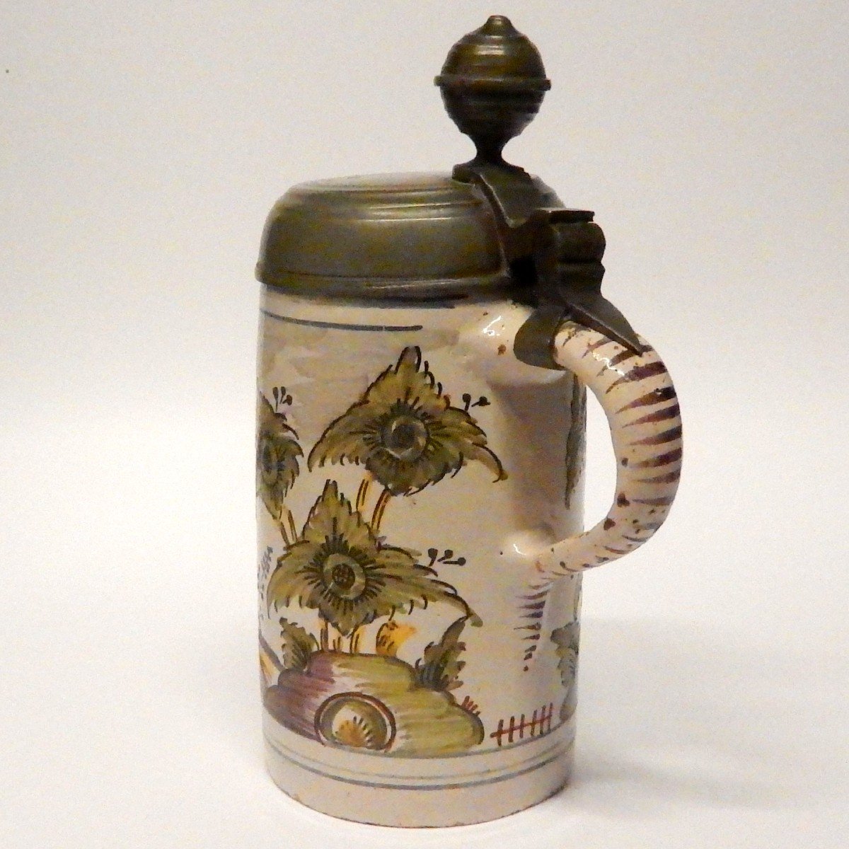 Mug In Earthenware Germany Eighteenth Century-photo-2