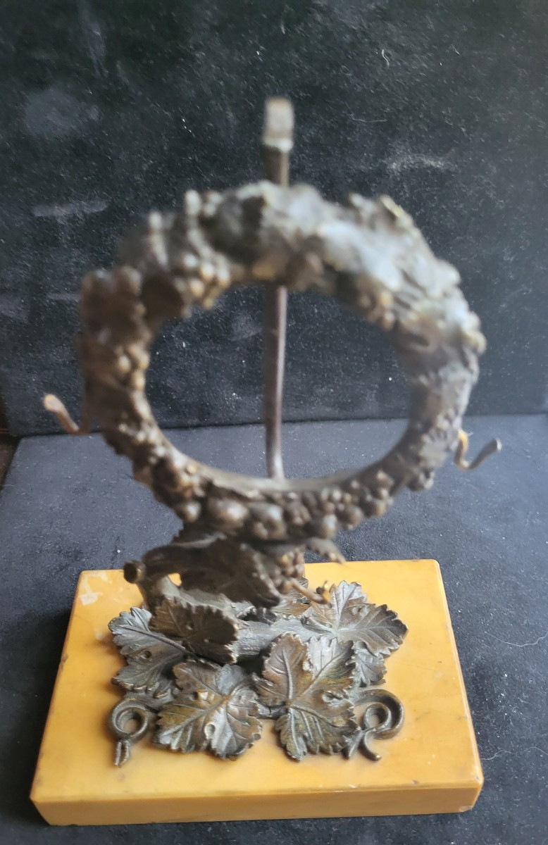 Porte-montre En Bronze à Décor De Vigne-photo-6