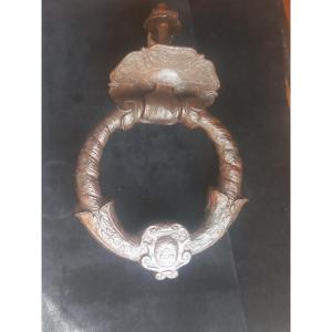 Wrought Iron Door-knocker With Coat Of Arms From Siena,