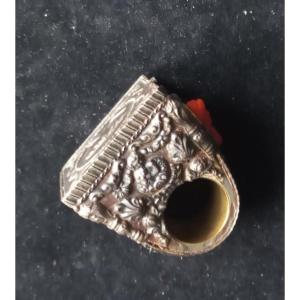 Bague épiscopale en Acier