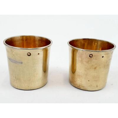 2 Goblets In Vermeil , Napoleon The 1st Period