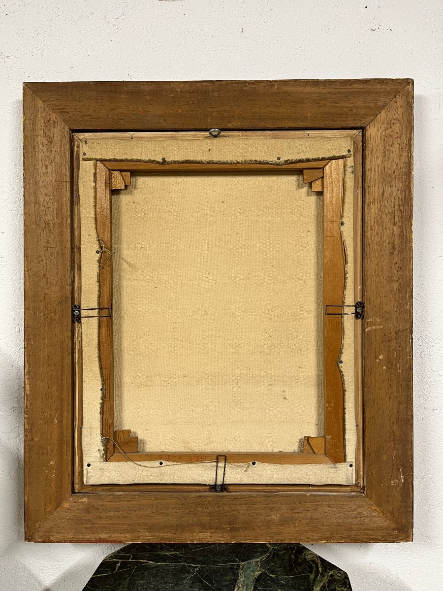 Oil On Canvas: The Klezmer Musician By Emmanuel Mané-katz 1884-1862-photo-3