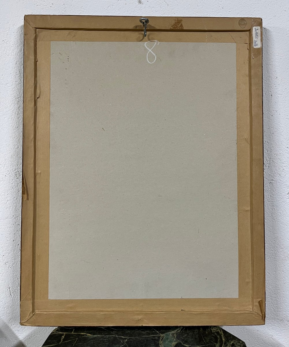 Gouache Krishnamurti par Antoine Bourdelle 1861-1929-photo-4