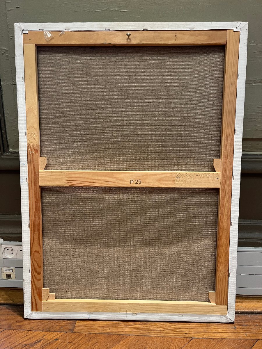 Bernard Gassmann: Huile sur toile. Cathédrale de Strasbourg-photo-1