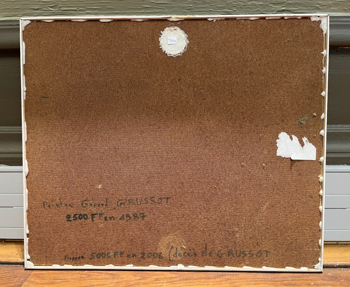 Gérard Grussot. Huile Paysage 1987-photo-2