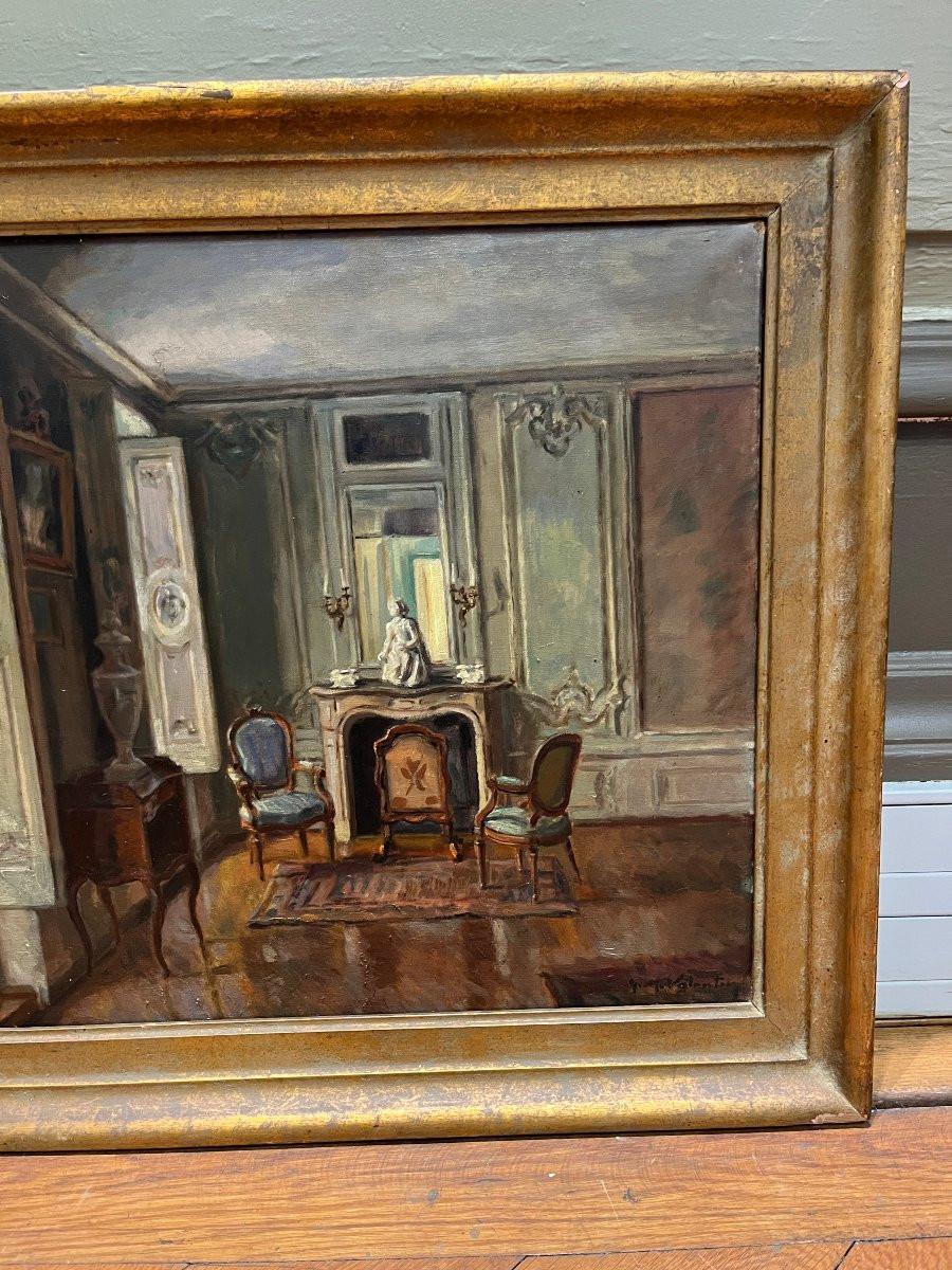 Gustave MÜLLER-VALENTIN (1894-1954). Hst. Palais de Rohan-photo-4