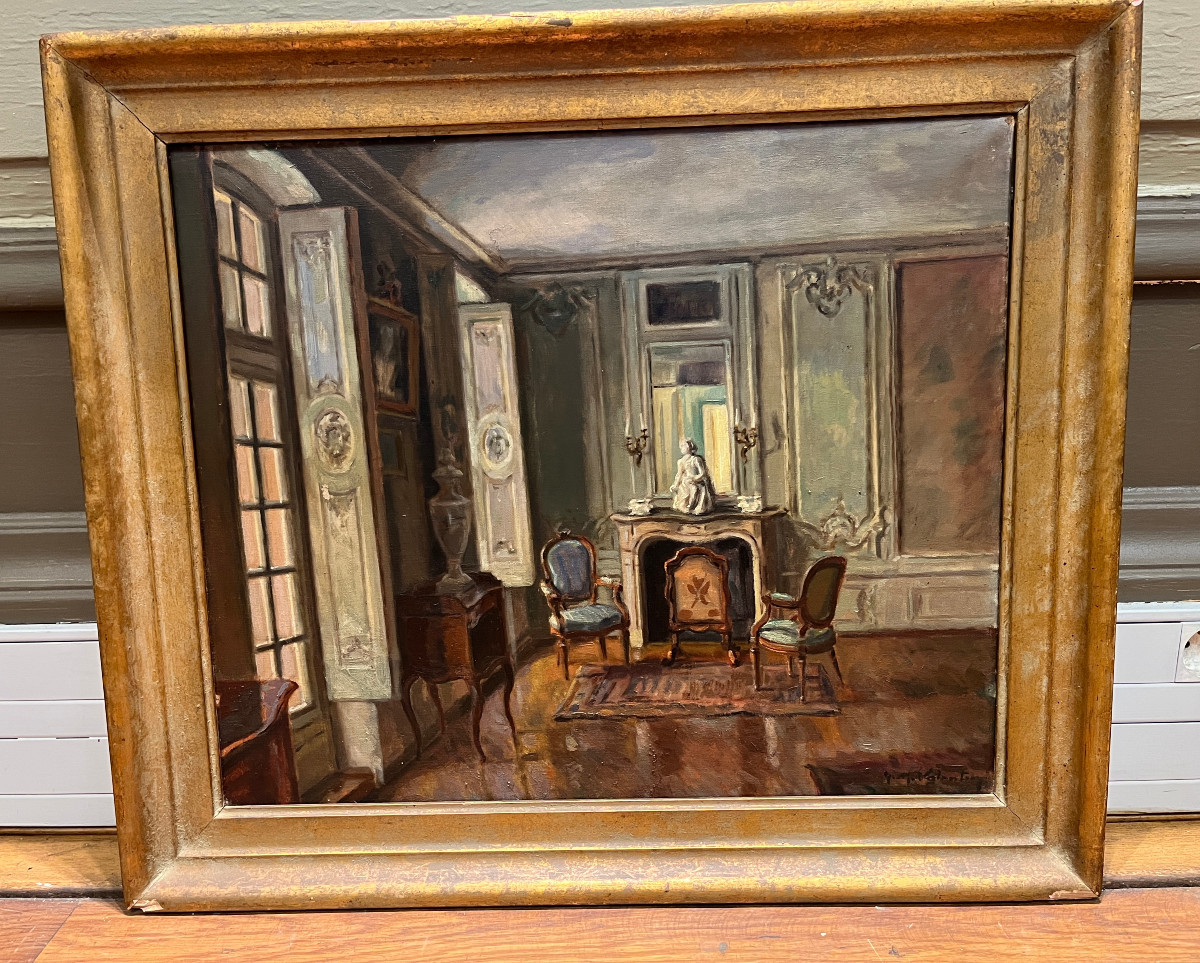 Gustave MÜLLER-VALENTIN (1894-1954). Hst. Palais de Rohan