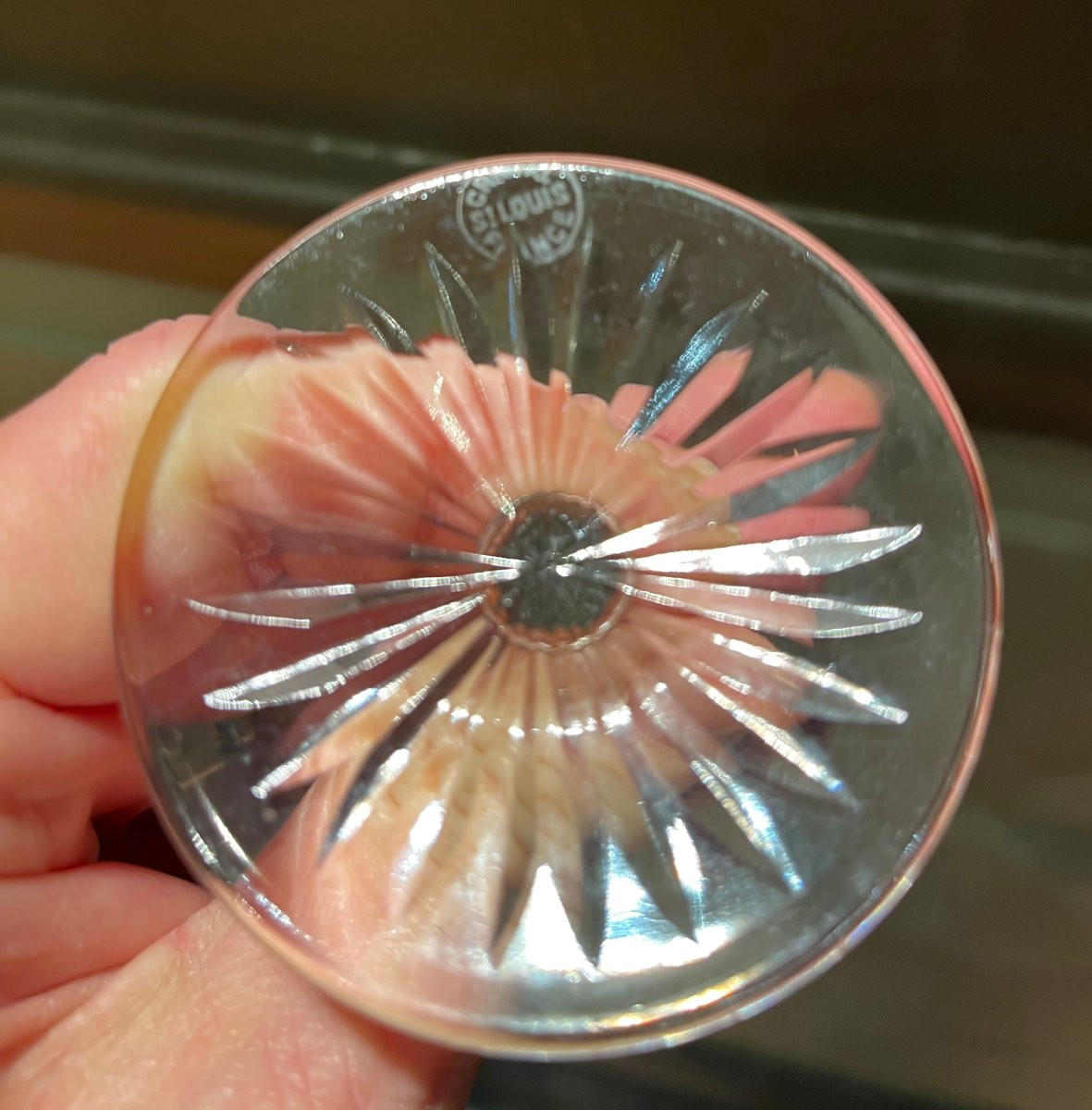 8 verres à vin blanc Saint Louis en cristal modèle Riesling-photo-1