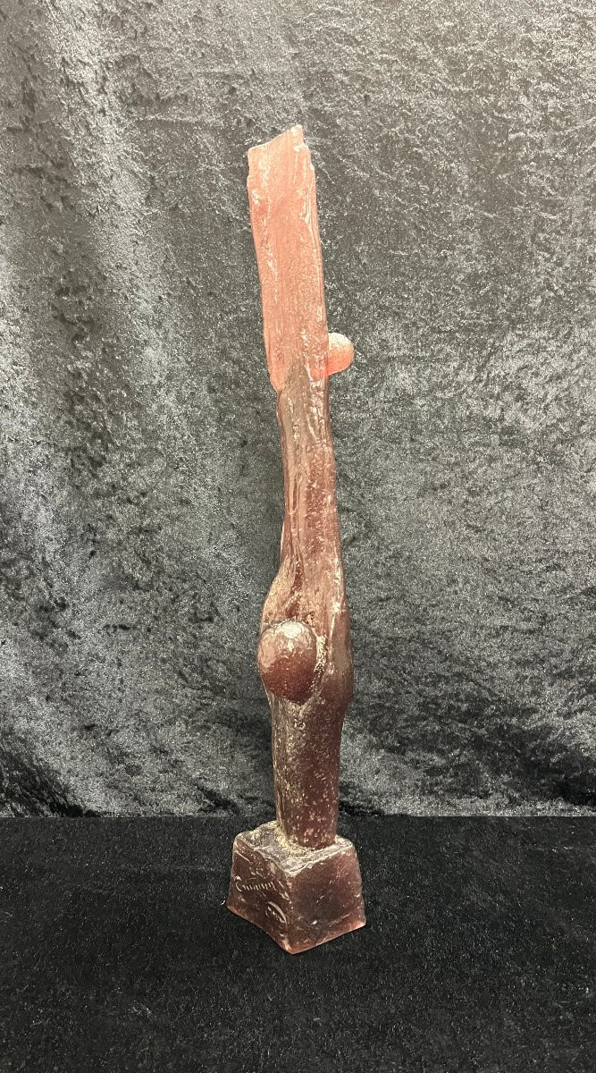 Robert Couturier pâte de verre pour Daum : Les Acrobates-photo-2