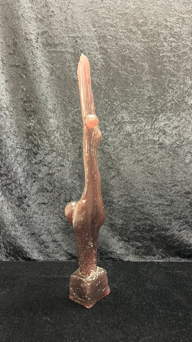 Robert Couturier pâte de verre pour Daum : Les Acrobates-photo-3