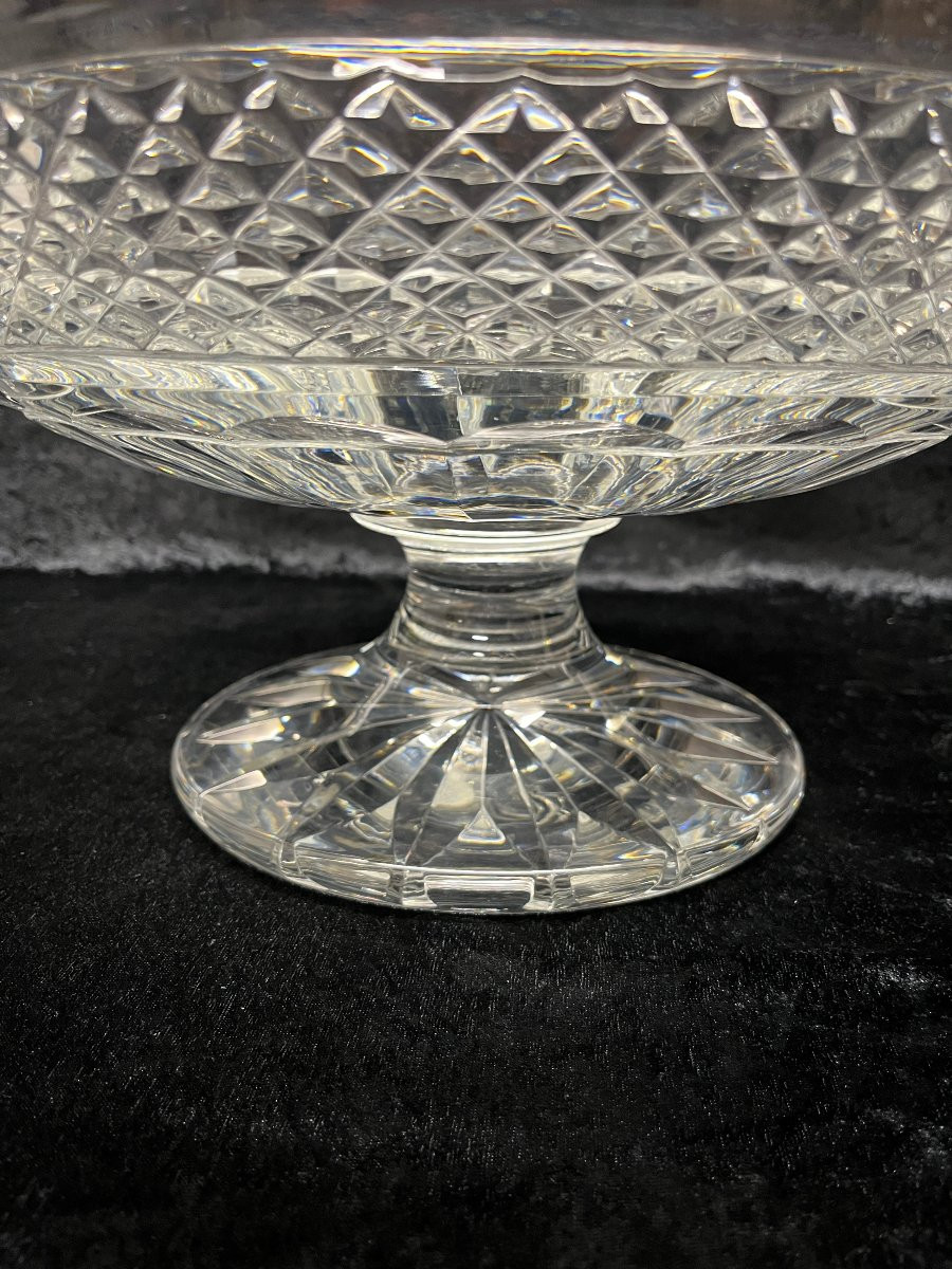  Saint Louis Trianon Model: Bowl - Centerpiece - Cut Crystal-photo-2