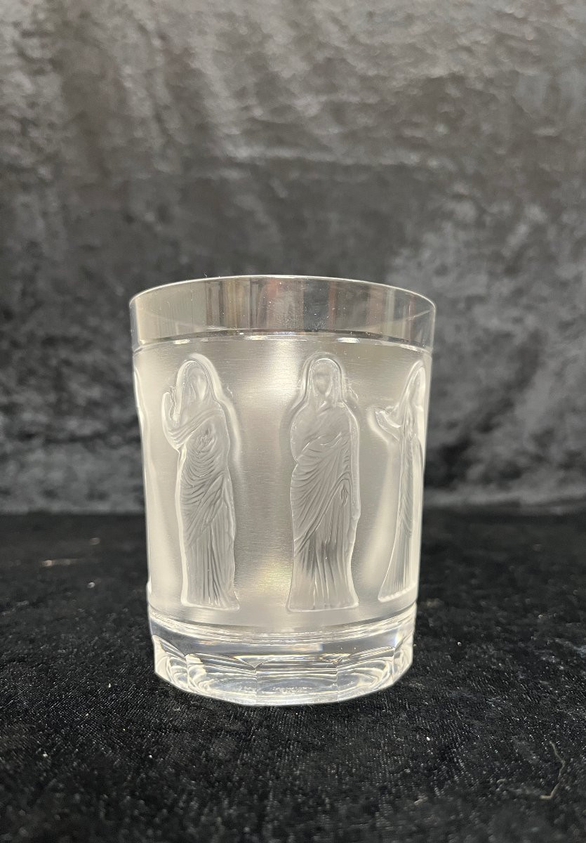Lalique Glass France - Model: Women In Antique Style-photo-3