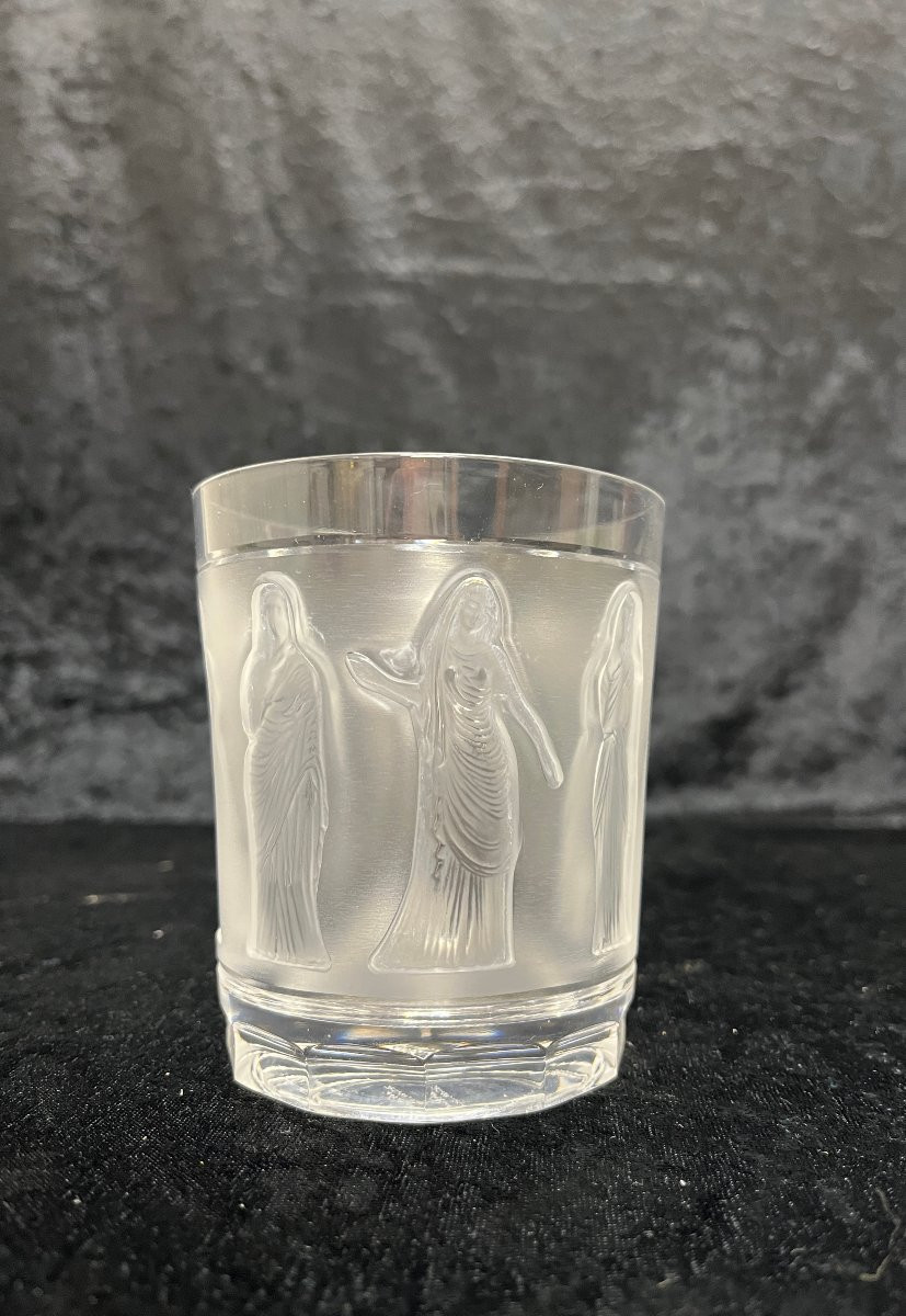 Lalique Glass France - Model: Women In Antique Style-photo-4