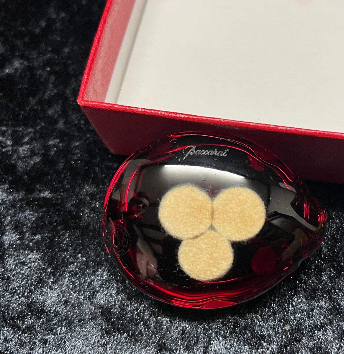 Coccinelle en cristal de Baccarat-photo-2