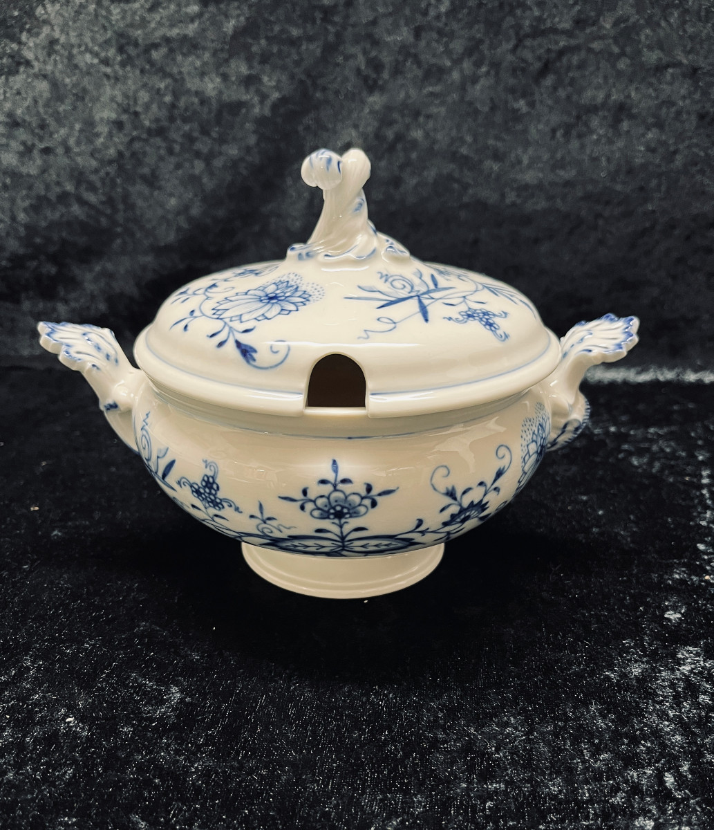 Soupière en porcelaine de Meissen