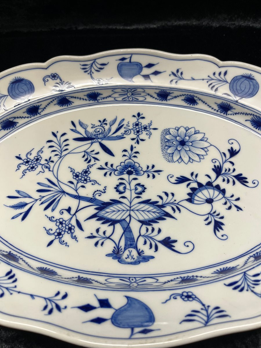 Plat en porcelaine de Meissen-photo-2