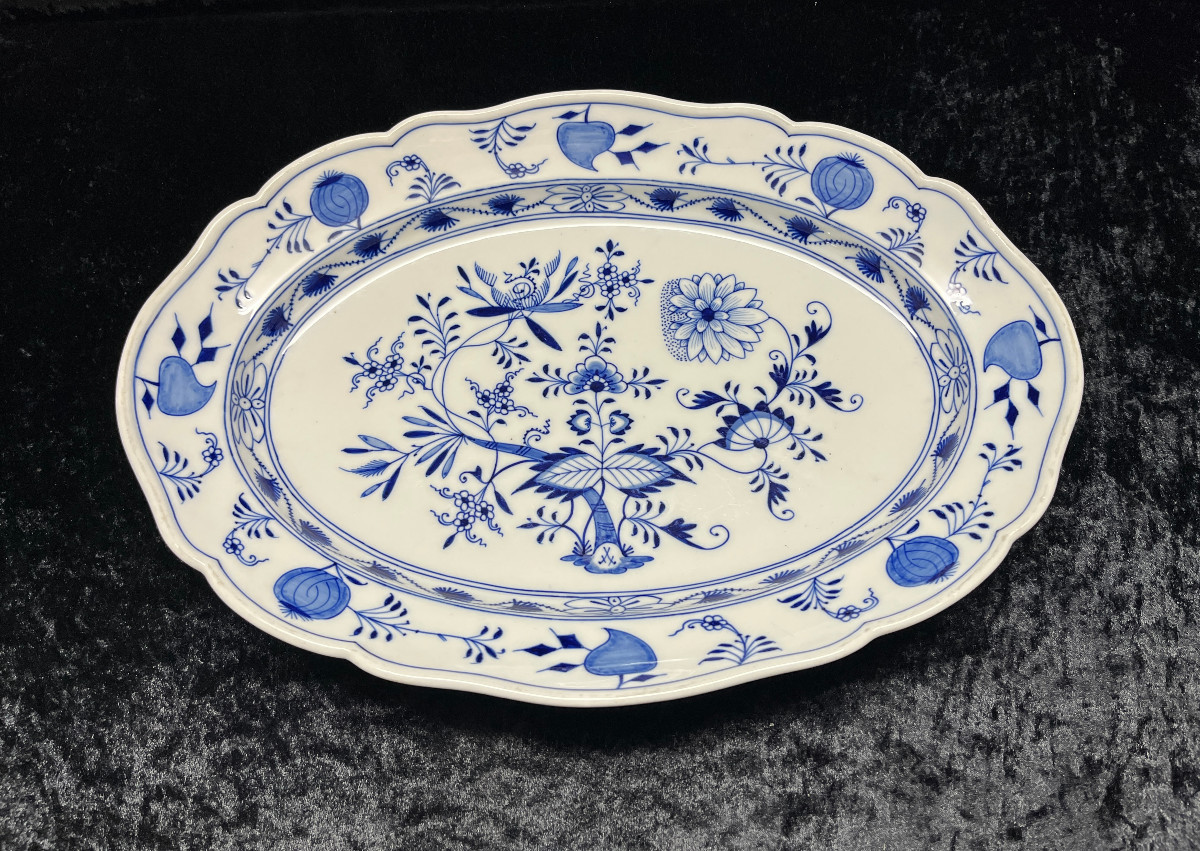 Plat en porcelaine de Meissen