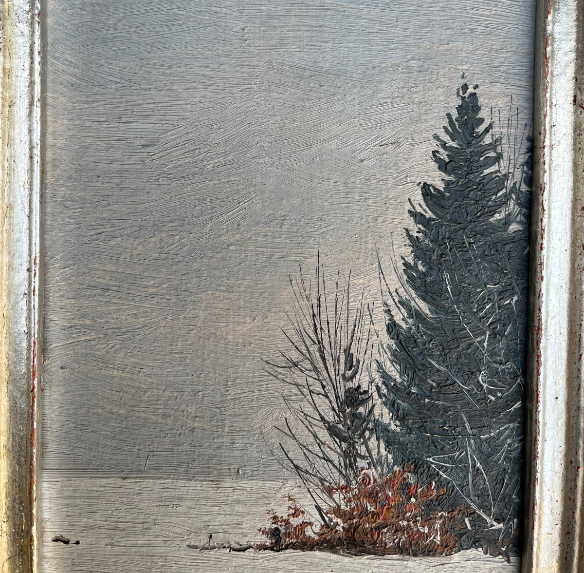 Jakob Bräckle  Paysage sous la neige 1945-photo-1