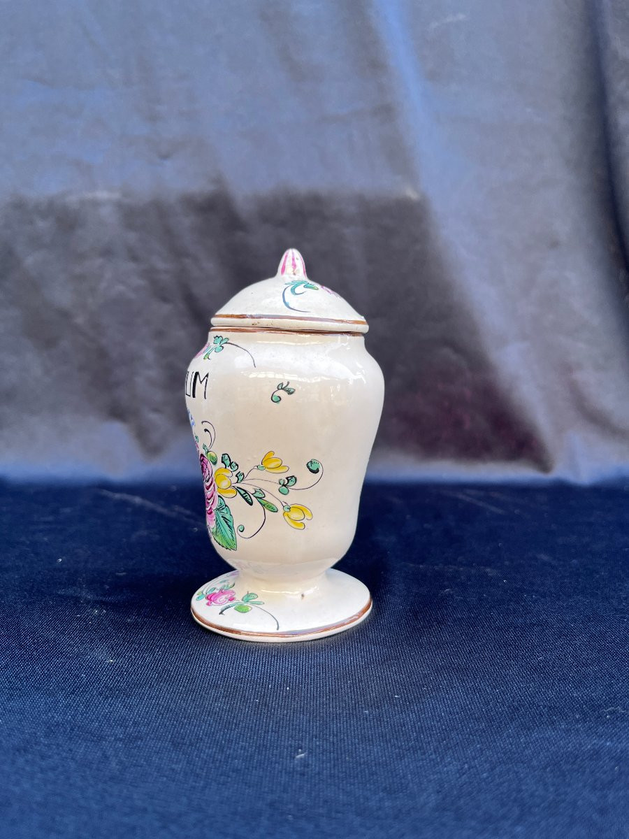 Pot à Opium Faience Vieux Strasbourg-photo-2