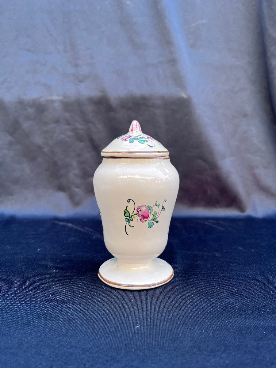 Pot à Opium Faience Vieux Strasbourg-photo-3