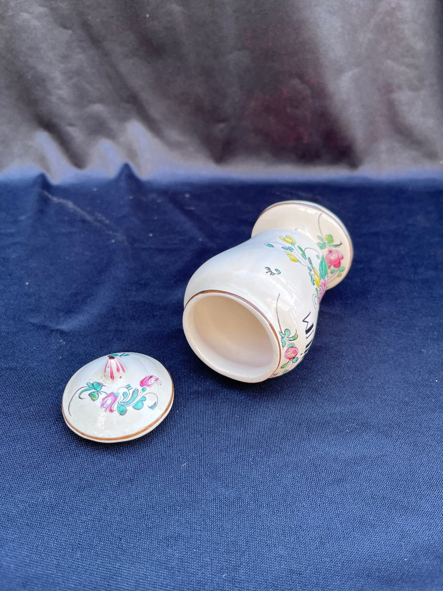 Pot à Opium Faience Vieux Strasbourg-photo-2