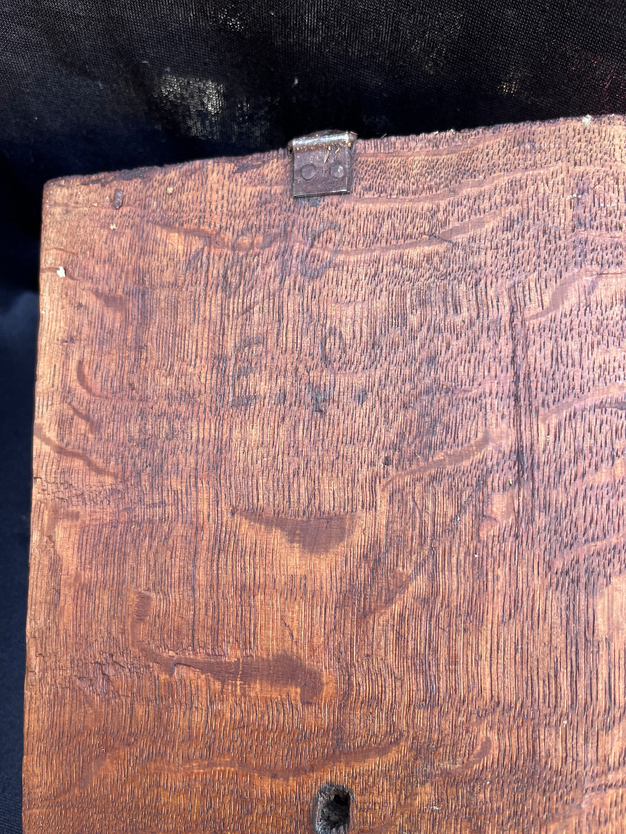 Paire de portrait bois sculpté style renaissance -photo-1