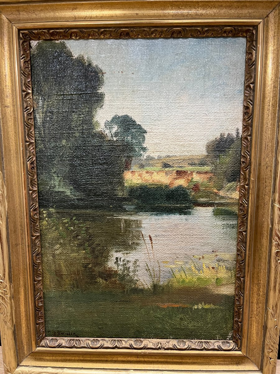 Tableau  Marie-Augustin Zwiller. Alsace-photo-2