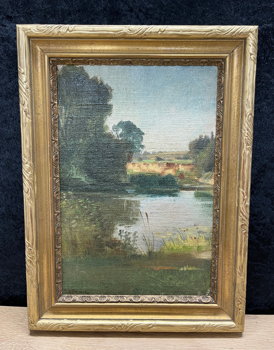 Tableau  Marie-Augustin Zwiller. Alsace