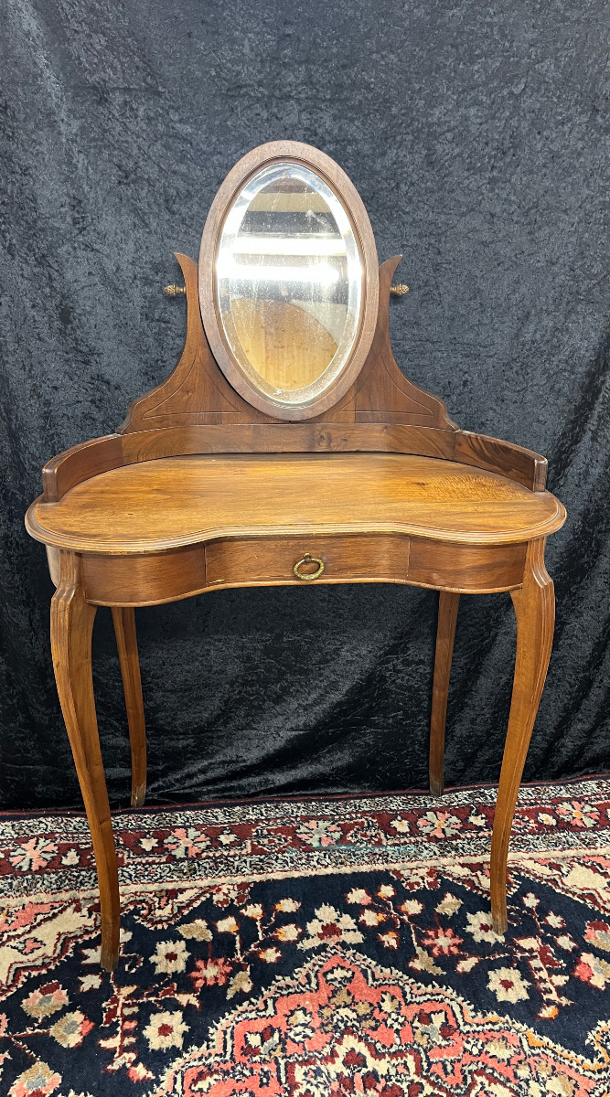 Art Deco Style Walnut Dressing Table