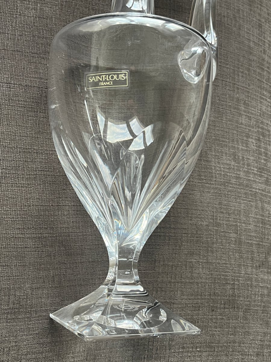 Saint Louis Crystal Pitcher - 225th Anniversary - 1992-photo-2