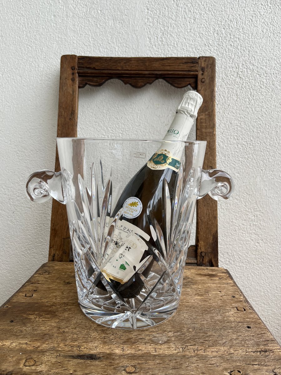 Seau à champage - cristalerie de Saint Louis
