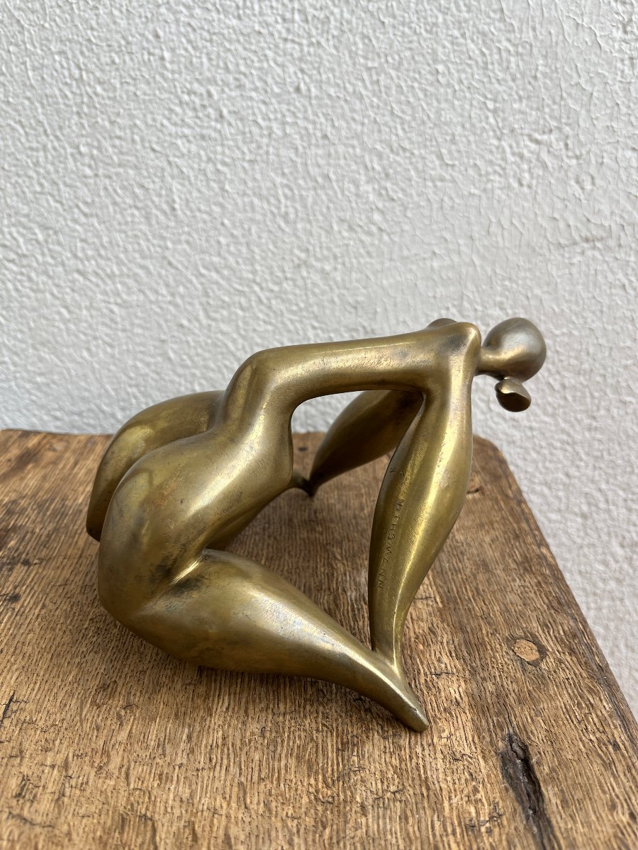 Bronze Noël Thomann - Nu féminin -