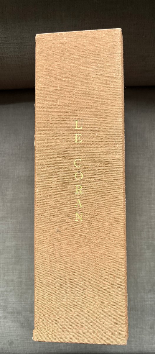 Le Coran. 2 volumes Grosjean & Zenderoudi. 1972 - Paris Club du Livre-photo-6
