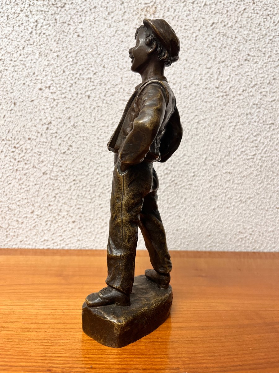 Bronze Gavroche - Georges Omerth 1895 1925-photo-1