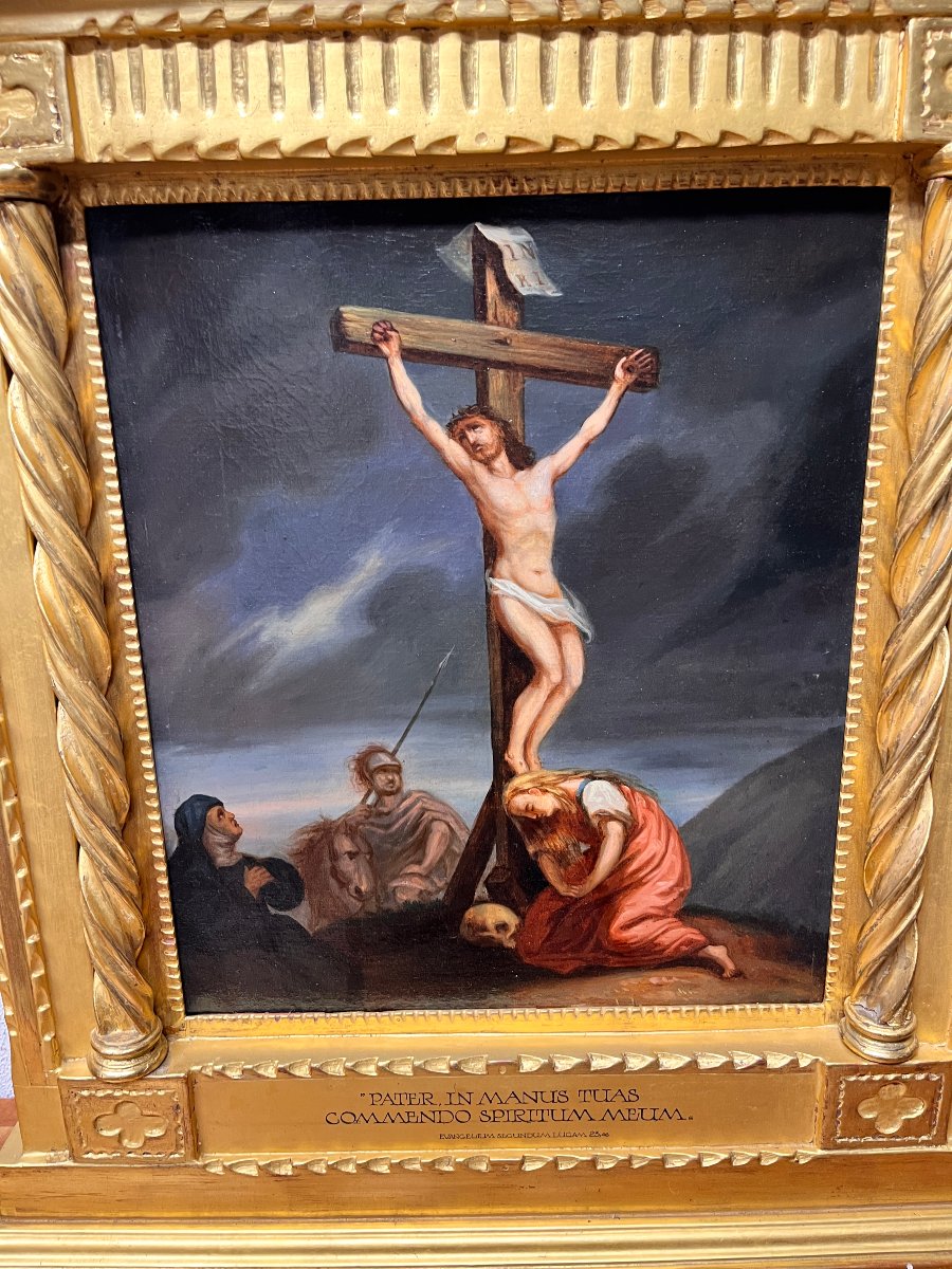 Hst: The Crucifixion Of Christ, 18th Century-photo-1