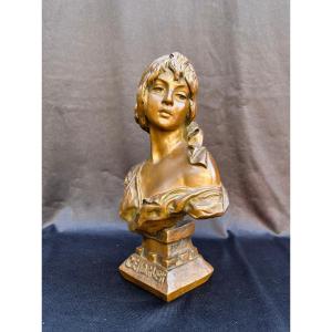 Bronze Art Nouveau - Emmanuel Villanis - Cendrillon