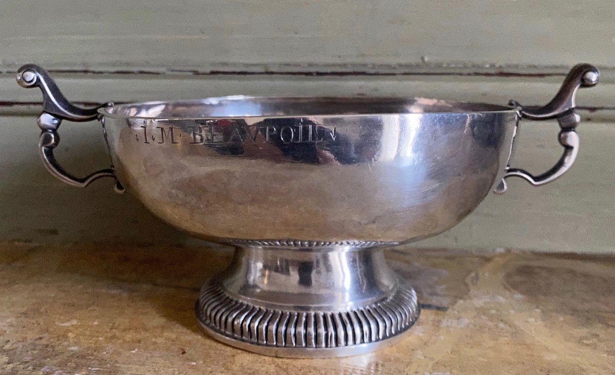 Wedding Cup, Cup With Handles, Silver, Dijon, XVIIIth-photo-2