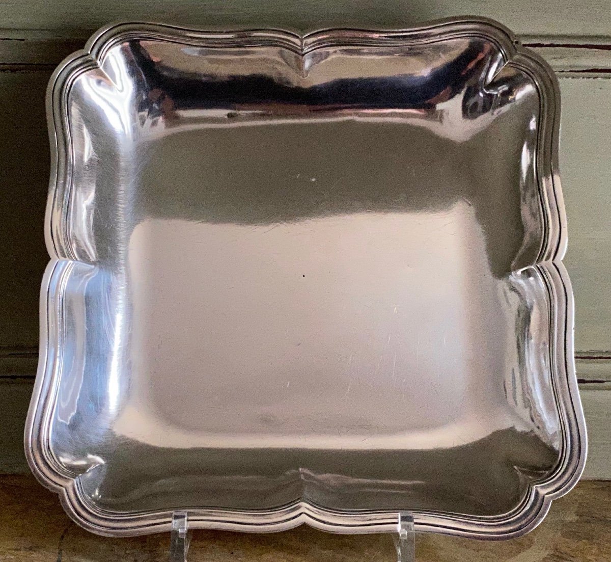 Square Bowl, Silver, Paris, 18th-photo-2