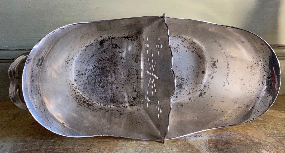 Refresher, Alcohol, Plated Metal, Silver, Coat Of Arms, Eighteenth-photo-3