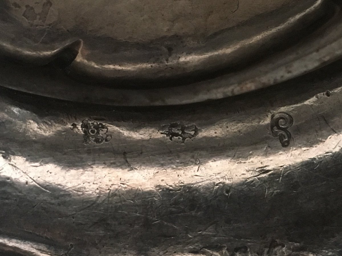 Toulouse, Paire de Salières, Salerons, Poivrière, Argent, Armoiries,  1773-photo-4