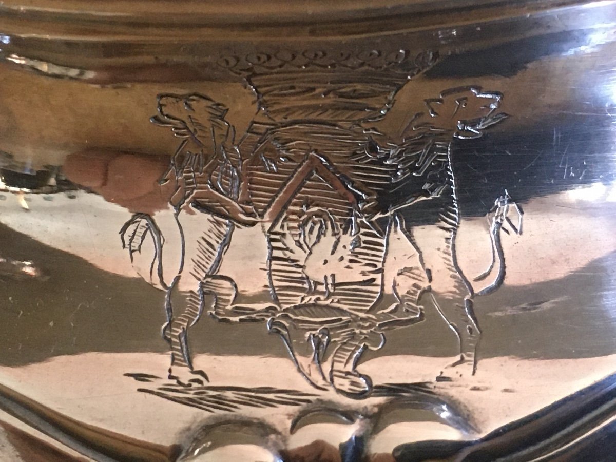 Toulouse, Paire de Salières, Salerons, Poivrière, Argent, Armoiries,  1773-photo-7