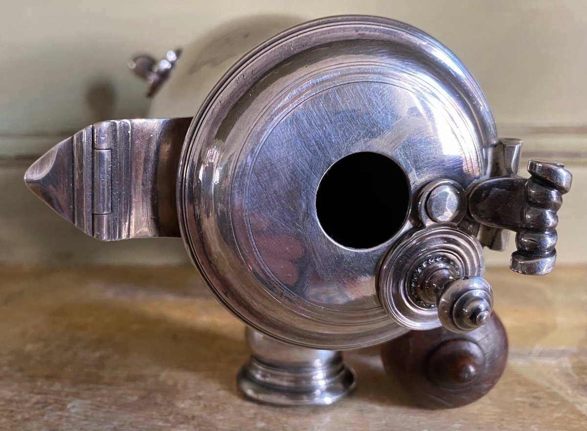 Chocolate Pot, Jug, Silver, Paris 1757-photo-3