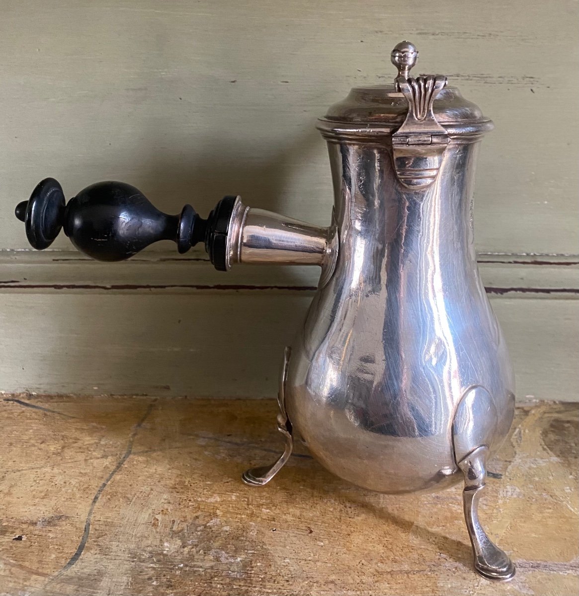 Montpellier, Jug, Silver, Coat Of Arms, 1773-photo-4