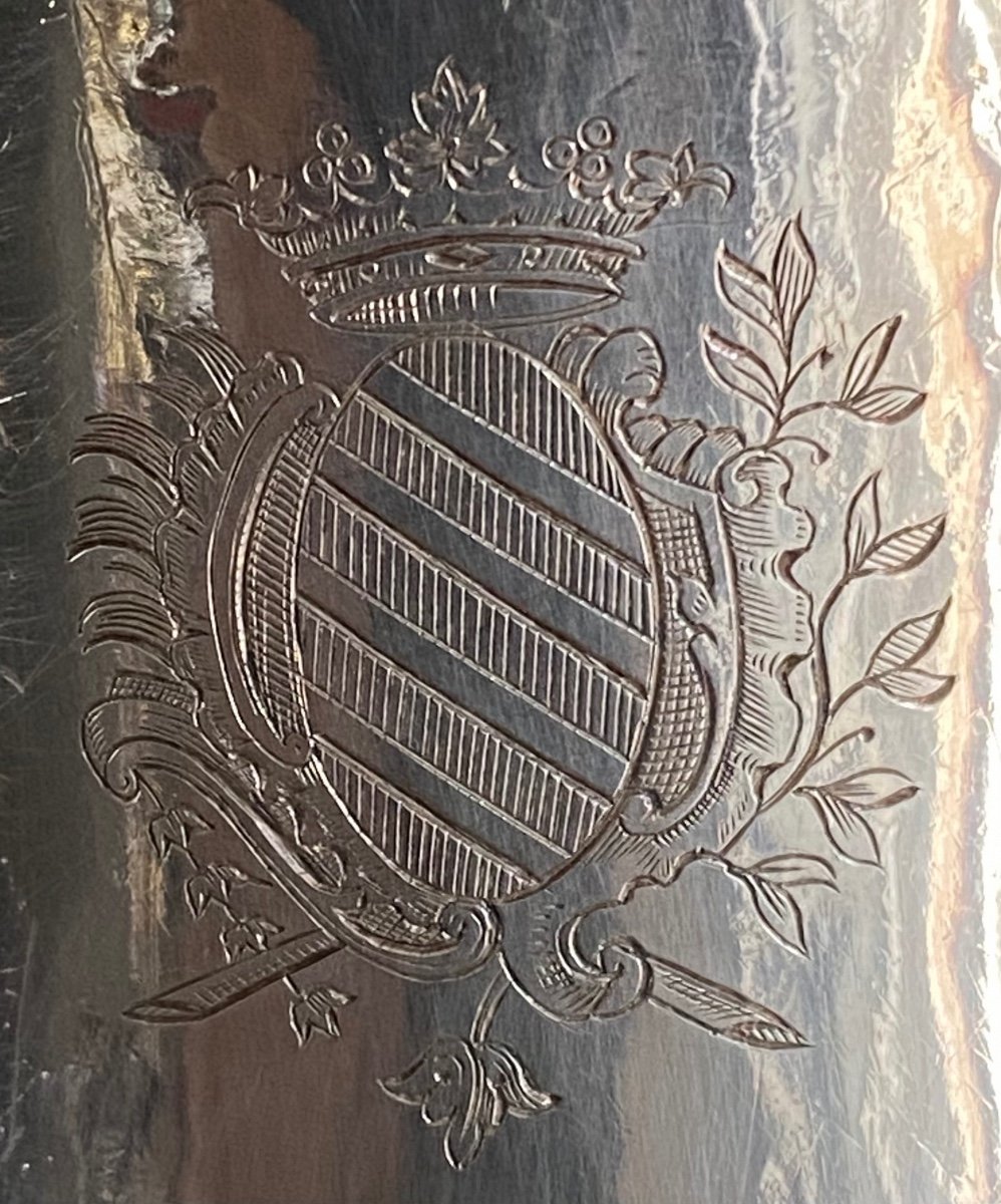 Montpellier, Jug, Silver, Coat Of Arms, 1773-photo-2