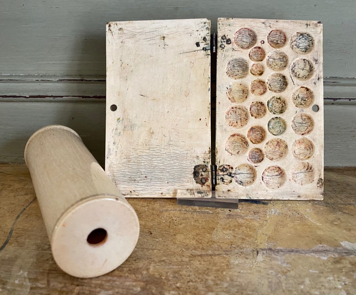 Palette, Couleurs, Aquarelliste, France, Dieppe,  XVIIIè-photo-6