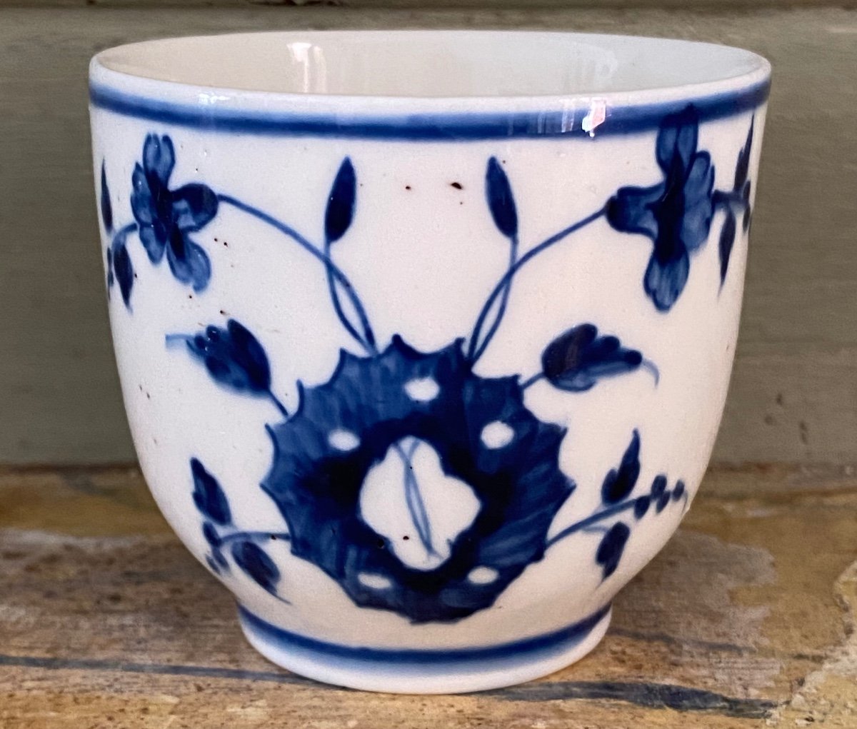 Chantilly, Soft Porcelain, Goblet, Sorbet, 18th Century
