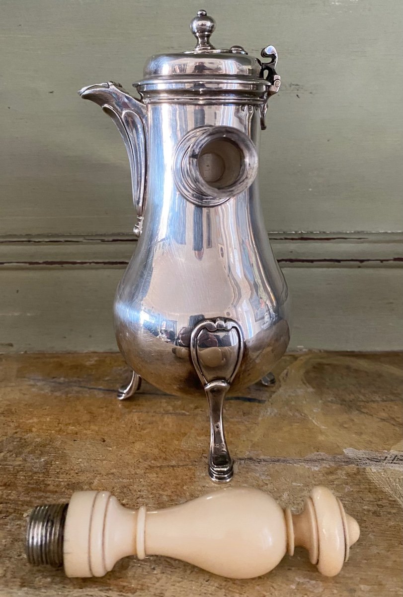 Chocolate Maker, Silver, Paris 1781-photo-2
